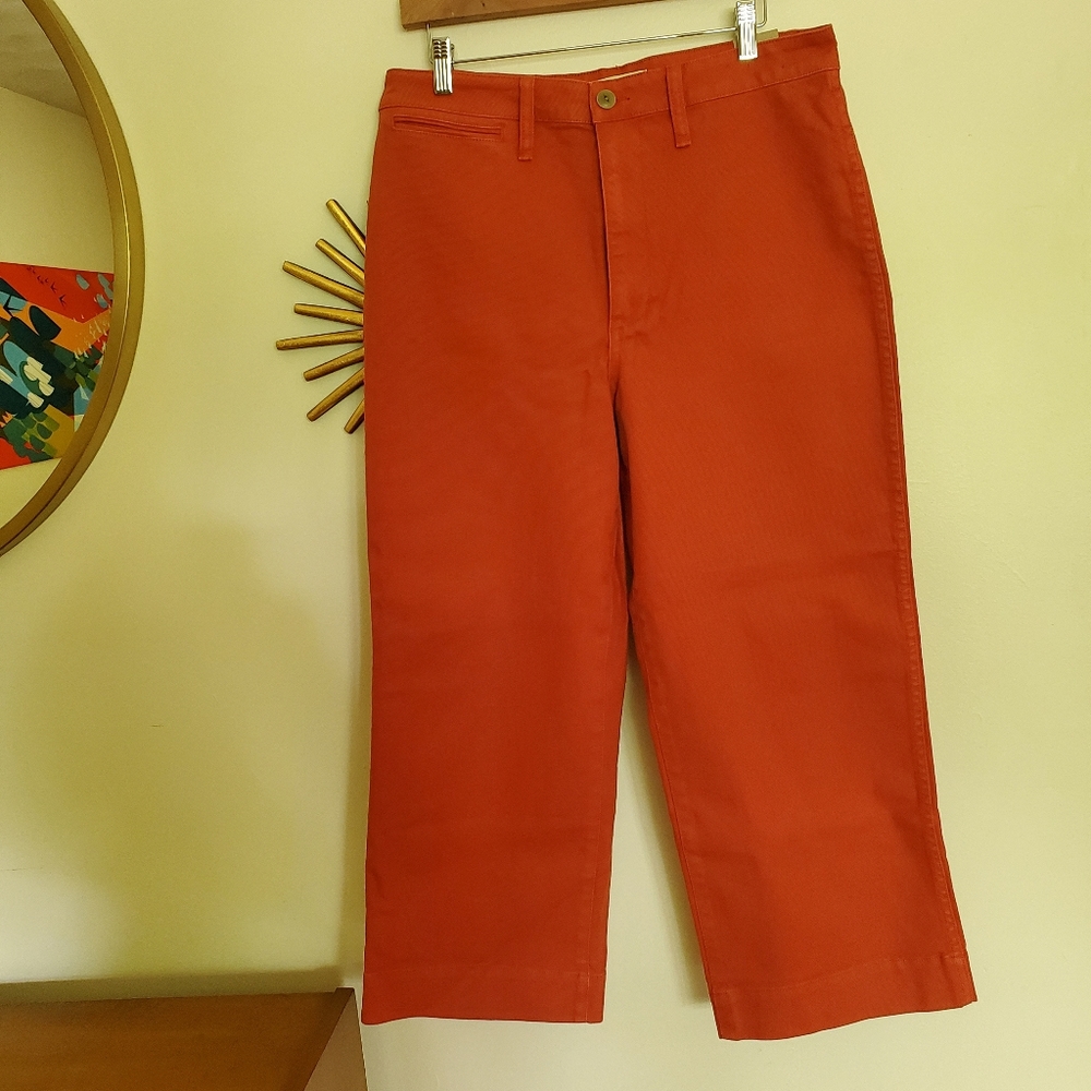 Madewell Slim Emmett Wide Leg Crops